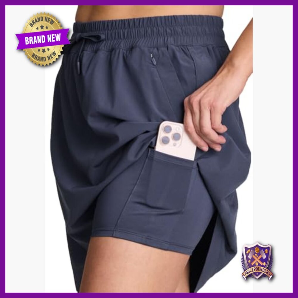 Plus Size Active Skort With Pockets Quick Dry Wov… - image 3